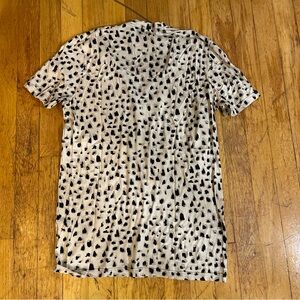 Burberry cheetah animal print t-shirt